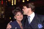 Amsterdam 18 maart 2000
Emile Ratelband met zijn nieuwe vriendin Cristine Kroonenberg.