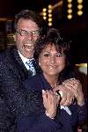 Amsterdam 18 maart 2000
Emile Ratelband met zijn nieuwe vriendin Cristine Kroonenberg.
