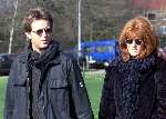Hilversum, 11 mart 2000
Begrafenis Gitty Budie
Emile schelvis met vrouw
