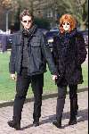 Hilversum, 11 mart 2000
Begrafenis Gitty Budie
 Emile Schelvis met vrouw