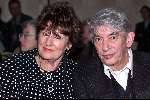 Amsterdam 11maart 2000
Modeshow van Mart Visser bij het Hilton hotel.
Hedy d Ancona en Aad Veldhoen