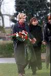 Hilversum. 11 februari 2000
Begrafenis GITTY BUDIE
Tom Egbers met Janke Dekker