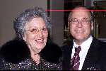 Amsterdam 11maart 2000
Modeshow van Mart Visser bij het Hilton hotel.
Joop  Braakhekke met zijn moeder