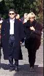 Hilversum, 11 mart 2000
Begrafenis Gitty Budie
Margriet Zeegers met man