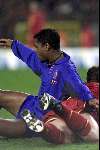 Brussel, 29 maart 2000
Belgie-Nederland, eindstand 2-2 in het Koning Boudewijn stadion vriendschappelijk wedstrijd
Patrick Kluivert