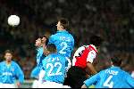 Rotterdam 21 maart 2002
Feyenoord-PSV 1-1 kwartfinale uefa cup
Pierre v Hooijdonk en Ernest Faber
Andre ooijer