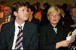 Amsterdam 2 maart 2002
Modeshow Mart Visser in het Hilton
Peter Gallas en Caroline Tensen