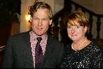 Amsterdam 11 maart 2002
Modeshow Frans Molenaar in Amstel Hotel
Catherine Keyl met vriend