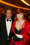 Scheveningen 25 maart 2002
Afscheid Henk v d Meyden in het circustheater.
Chazia Morali met vriend Youri