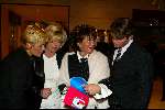 Amsterdam 2 maart 2002
Modeshow Mart Visser in het Hilton
Caroline Tensen Peter Gallas en Christine Kroonen
berg