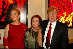 Scheveningen 25 maart 2002
Afscheid Henk v d Meyden in het circustheater.
Henk v d Meyden met vrouw en Conny Stewart