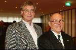 Amsterdam 16 maart 2002
modeshow paul schulten in okura hotel
Edgar Vos met vriend