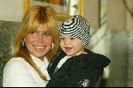 Amsterdam 16 maart 2002
Estelle Gullit met haar zoontje Maxime