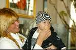 Amsterdam 16 maart 2002
Estelle Gullit met haar zoontje Maxime