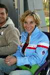 Dronten 29 maart 2002
Opening nieuwe attraktie in six flags.
Fleur v d Kieft met Mike Starink