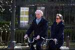 Amsterdam 9 maart 2002
Fred Oster met vrouw op de fiets