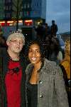 Amsterdam 20 maart 2002
Premiere Britney Spears.
Georgina Kwayke met vriend