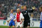 Amsterdam 18 maart 2002
AJAX-Heerenveen 2-0
Hans Vonk en Jan v Halstv