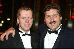 Groningen 4 maart 2002
opening van het martini theater.
Henk Krol met vriend