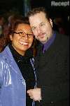 Hilversum 24 maart 2002
Gala  Willeke Alberti Foundation bij studio 21
Justine Pelmelay met vriend