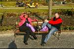 Dronten 29 maart 2002
Opening nieuwe attraktie in six flags.
Justine Pelmelay met vriend