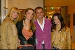 Amsterdam 2 maart 2002
Modeshow Mart Visser in het Hilton
Leontine Borsato Leco v Zadelhof Estelle Gullit en vriendin