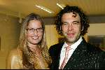 Amstelveen 18 maart 2002
Modeshow Ronald Kolk
Zomermode 2002
Mariska Hulscher met haar nieuwe vriend