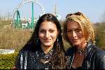 Dronten 29 maart 2002
Opening nieuwe atraktie Six Flags.
Milika Peterson met dochter