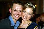Antwerpen 10 maart 2002
Princess Model of the year verkiezing
Winnares Nadine Rhoen met vriend