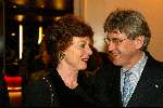 Scheveningen 25 maart 2002
Afscheid Henk v d Meyden in het circustheater.
Bram peper en Neelie Kroes