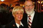 Scheveningen 25 maart 2002
Afscheid Henk v d Meyden in het circustheater.
Pierre Kartner met vrouw Annie Kartner
