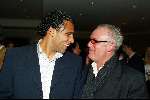 Antwerpen 10 maart 2002
Princess Model of the year verkiezing
Pierre v Hooijdonk met Rene v d Gijp
