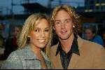 Amsterdam 20 maart 2002
Tanja Jess met vriend.