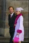 Amsterdam 2 februari 2002
Trouwen Prins Willem Alexander met Maxima
Vanessa Loudon met man