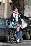 Amsterdam 24 maart 2003
Adelheid Roosen op fiets