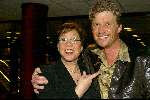 Rotterdam 1 maart 2003
Nationale songfestival in ahoy
Corry Brokken met Arwin Kluft