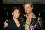 Rotterdam 1 maart 2003
Nationale songfestival in ahoy
Corry Brokken met Arwin kluft