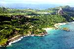 28 maart 2003 Fernando de Noronha  Brazilie 
Eiland met bergen zon strand mooie zee 
Fernando de Nolronha