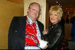 Amsterdam 8 maart 2003
Modeshow mart visser in het hilton
Guus Vertraeten met gebroken arm en simone kleinsma