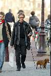 amsterdam 3 maart 2003
Hans v Wilgenburg met hondje