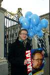 Den Haag 3 maart 2003
Jamai idols bij paleis Noordeinde