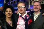 Hilversum 8 maart 2003
Finale IDOLS Nederland 2003
Jamai idols met zijn ouders