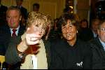 Amsterdam 10 maart 2003
Modeshow Frans Molenaar in amstel hotel.
jasperina de jong en sylvia toth