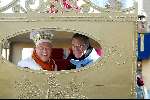 Amsterdam 14 maart 2003
Joop Braakhekke en Frans Molenaar in gouden koets