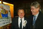 Amsterdam 14 maart 2003
Afscheid thomas lepeltak in hotel park plaza
bram peper en de hr orlandini