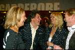 Amsterdam 6 maart 2003
uitreiking van de edison prijzen in de heineken musichall
ronald koeman en  bartina koeman en rene froger met natasja froger