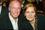 Amsterdam 10 maart 2003
Modeshow Frans Molenaar in amstel hotel.
ferdi bollland met vrouw