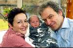 Naarden 5 maart 2003
Rob Fruithof met zijn zoontje Leon en vrouw