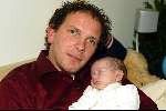 Vinkeveen 4 maart 2003
Robert Leroy met zoontje Joshua