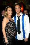Amsterdam 10 maart 2003
Premiere liever verliefd in tushinski
Tanja Jess met Charly Luske
